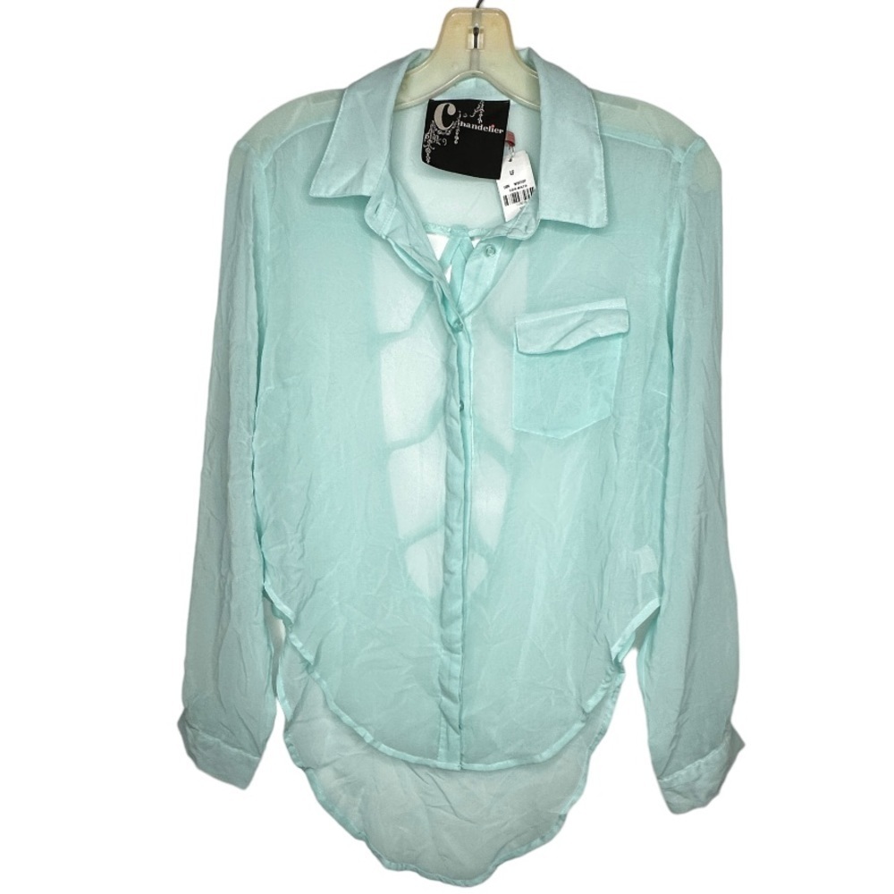 Chandelier LF Sheer Blouse nwt